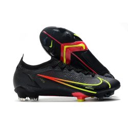 fodboldstøvler Nike Mercurial Vapor 14 Elite FG fodboldstøvler Sort x Prism - Sort Gul Rød_1.jpg